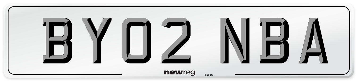 BY02 NBA Number Plate from New Reg